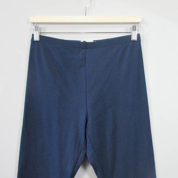 Elaine Kim Tech Stretch Cropped Flare Legging Olga L Blue Lagenlook Pants 288 - Picture 10 of 16